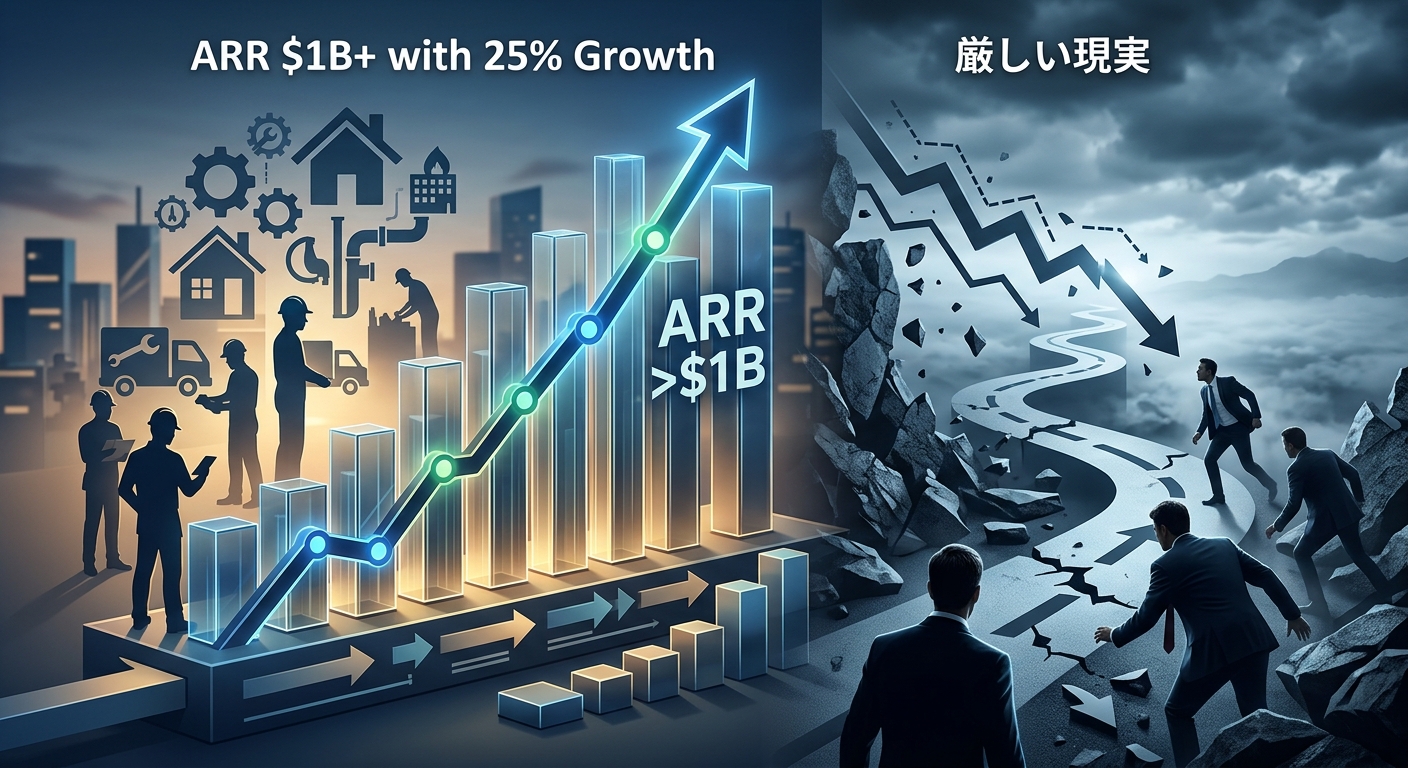 ARR10億ドル超でも成長率25%を維持する「ServiceTitan」の戦略と、市場が突きつける厳しい現実