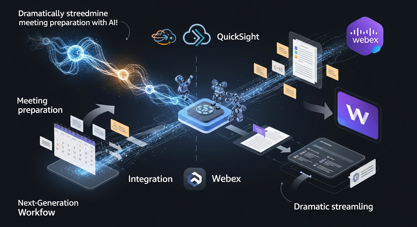 会議準備をAIで劇的効率化！Amazon QuickとCisco Webexを統合する次世代ワークフローの全貌
