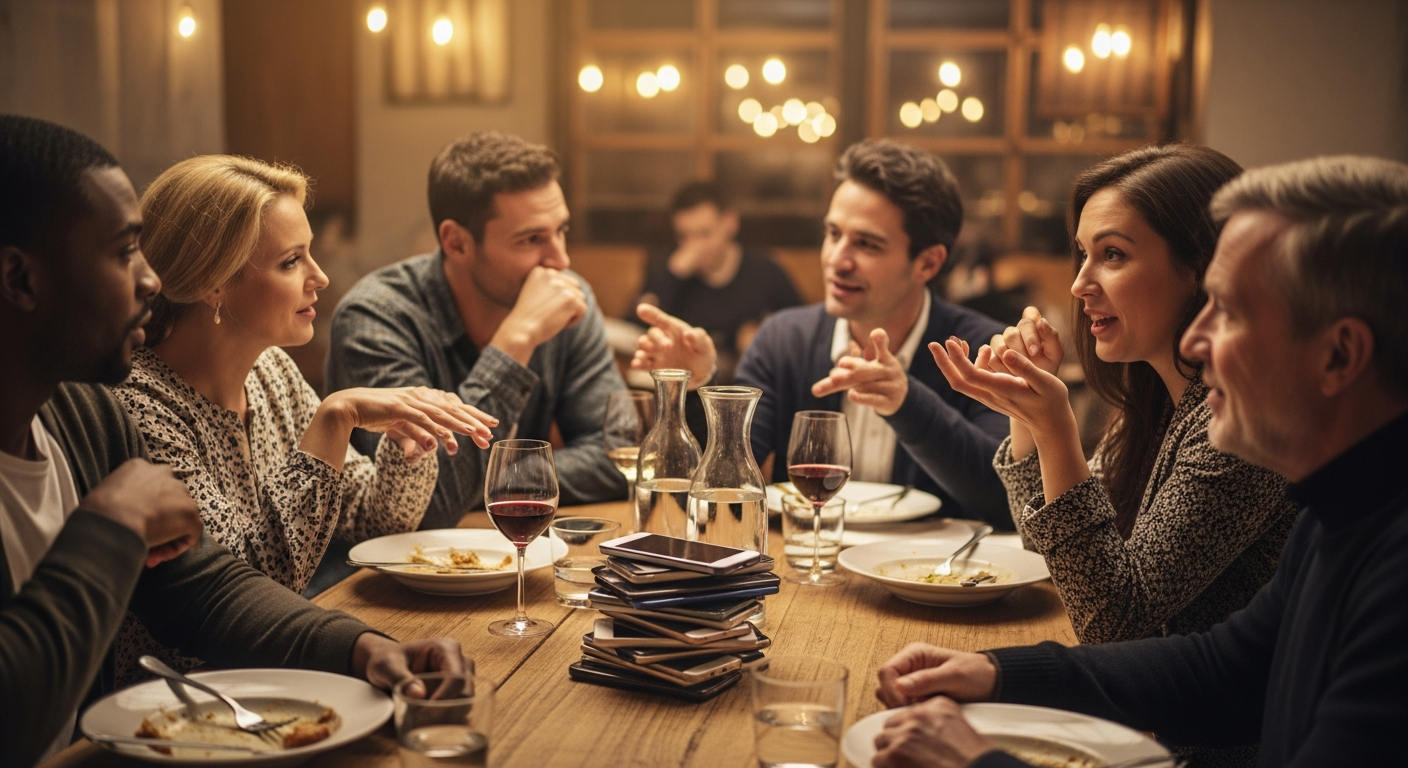 スマホを断ち、見知らぬ人との深い会話に心を開く「Free Association」ディナー体験記