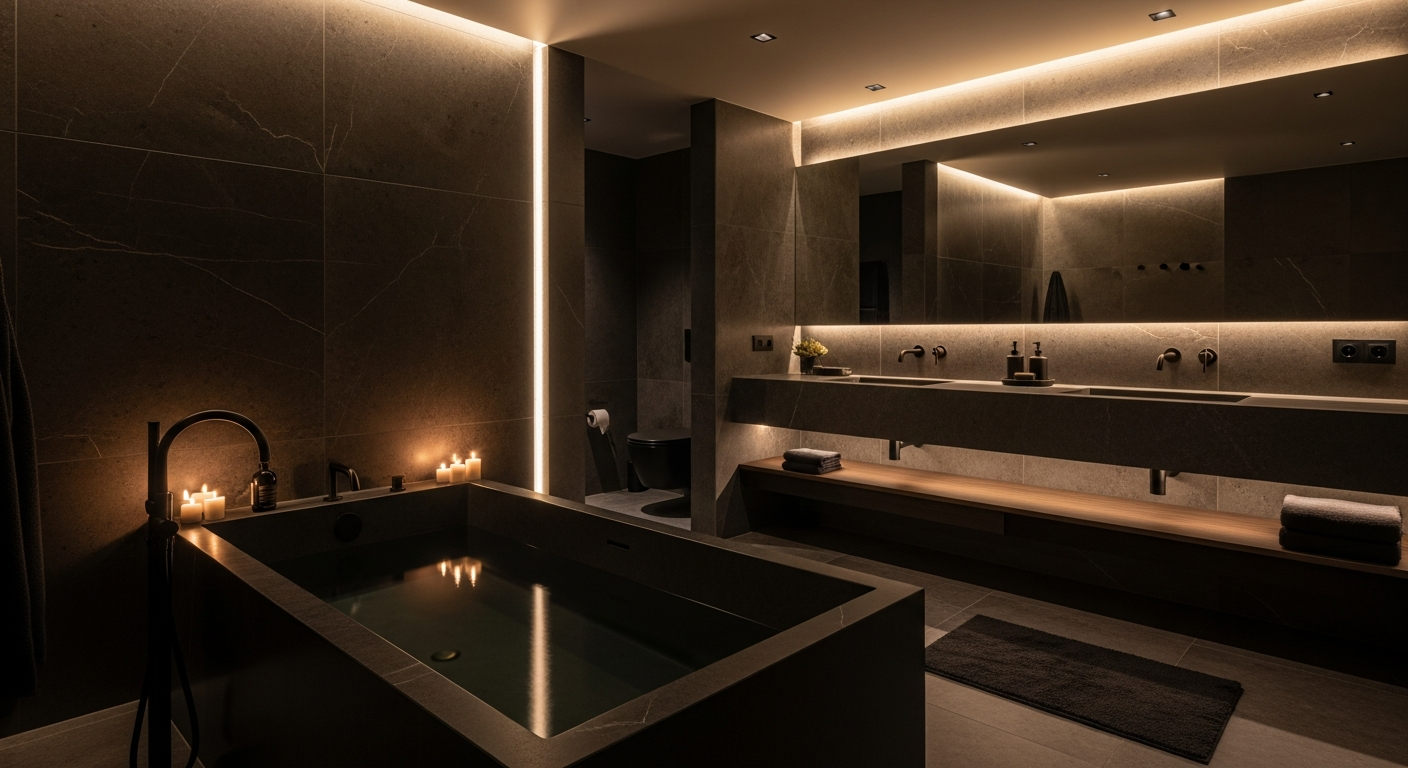 【2026年トレンド】ダークでムーディーな「スパ・ノワール」で自宅を高級ホテルのような隠れ家に変える方法