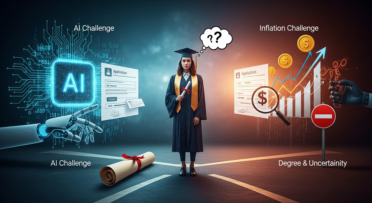 【2025年卒】AIとインフレで悪化する米国の就職市場:学位だけでは通用しない現実と大学教育の変革