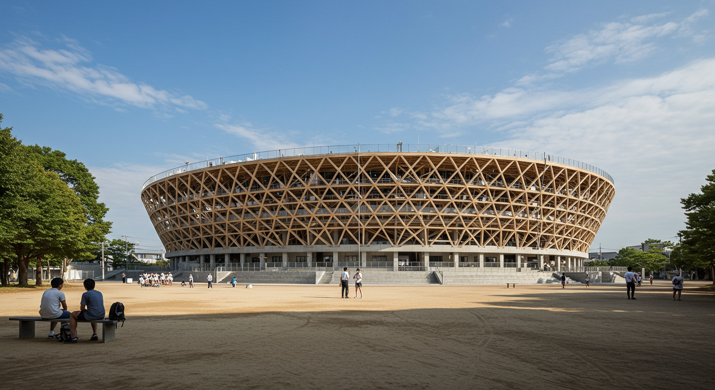 【未来建築】福島ユナイテッドFCの新スタジアムは「木」で創る!伝統と革新の融合が生む、持続可能な復興モデル