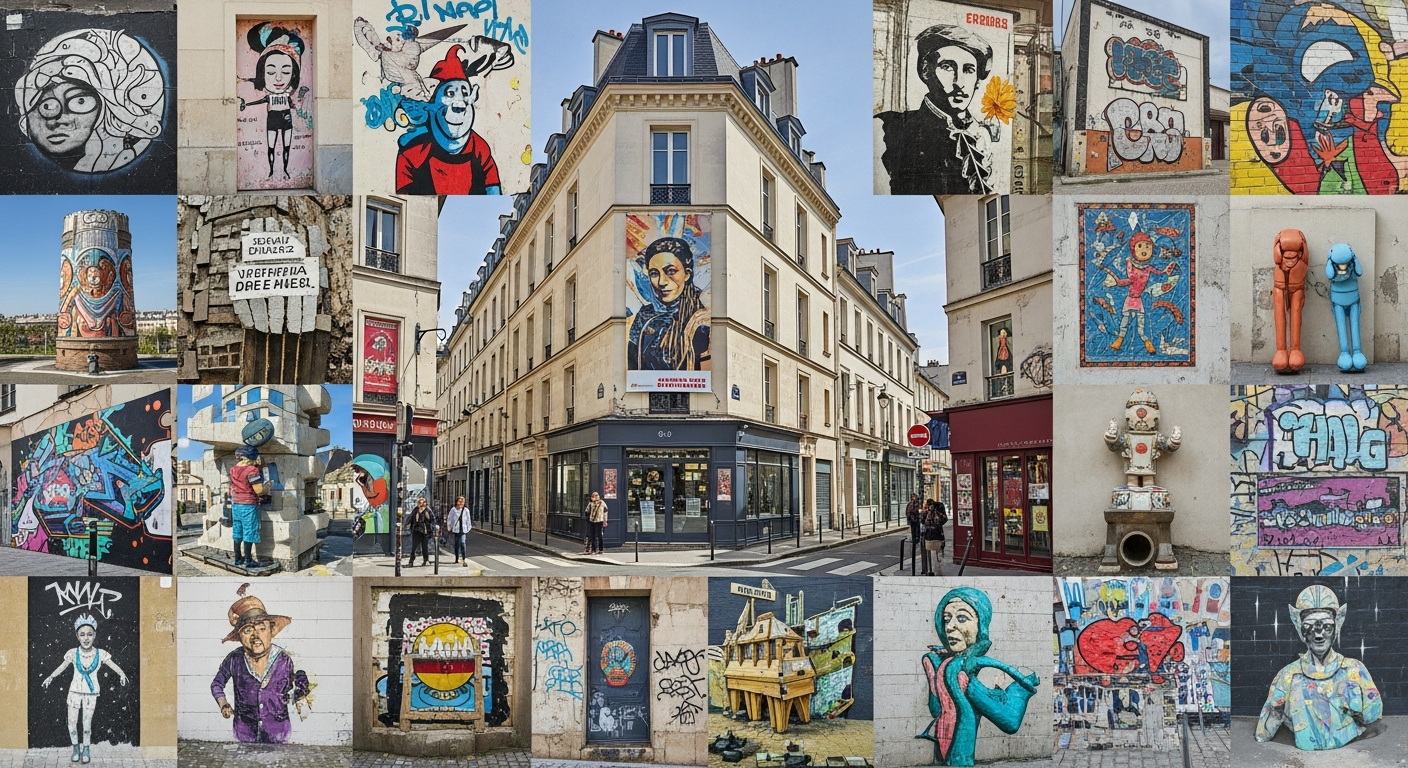 なぜフランスは「路上美術館」と呼ばれるのか?街の壁に隠された35の物語
