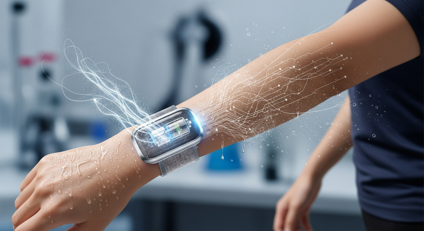 汗で動くウェアラブル端末が実現？日本の研究チームが開発した「バッテリー不要」技術の正体