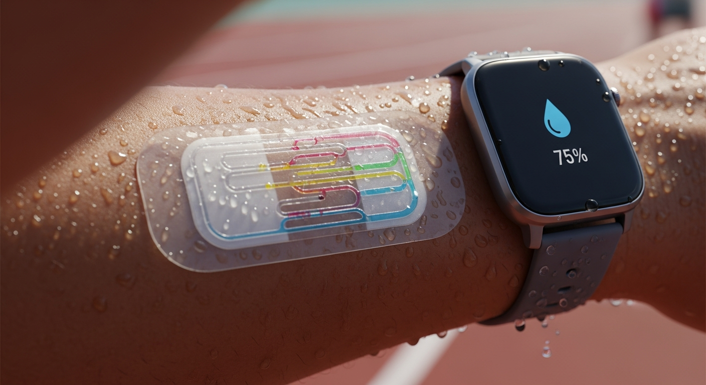 なぜスマートウォッチは「汗」を見逃すのか?次世代パッチが変えるアスリートの水分補給戦略