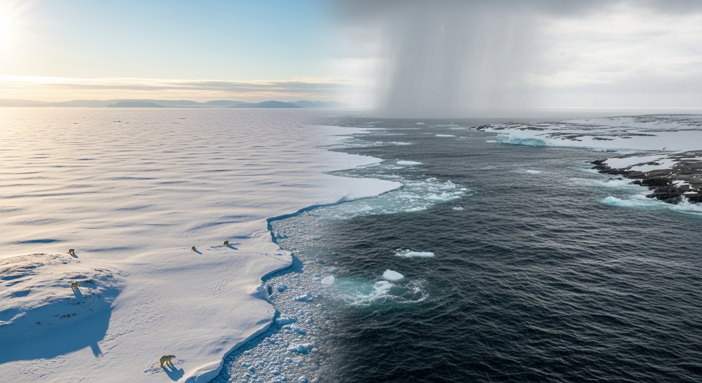 記録的猛暑と海氷激減:北極は「世界の冷蔵庫」から「雨の地域」へ