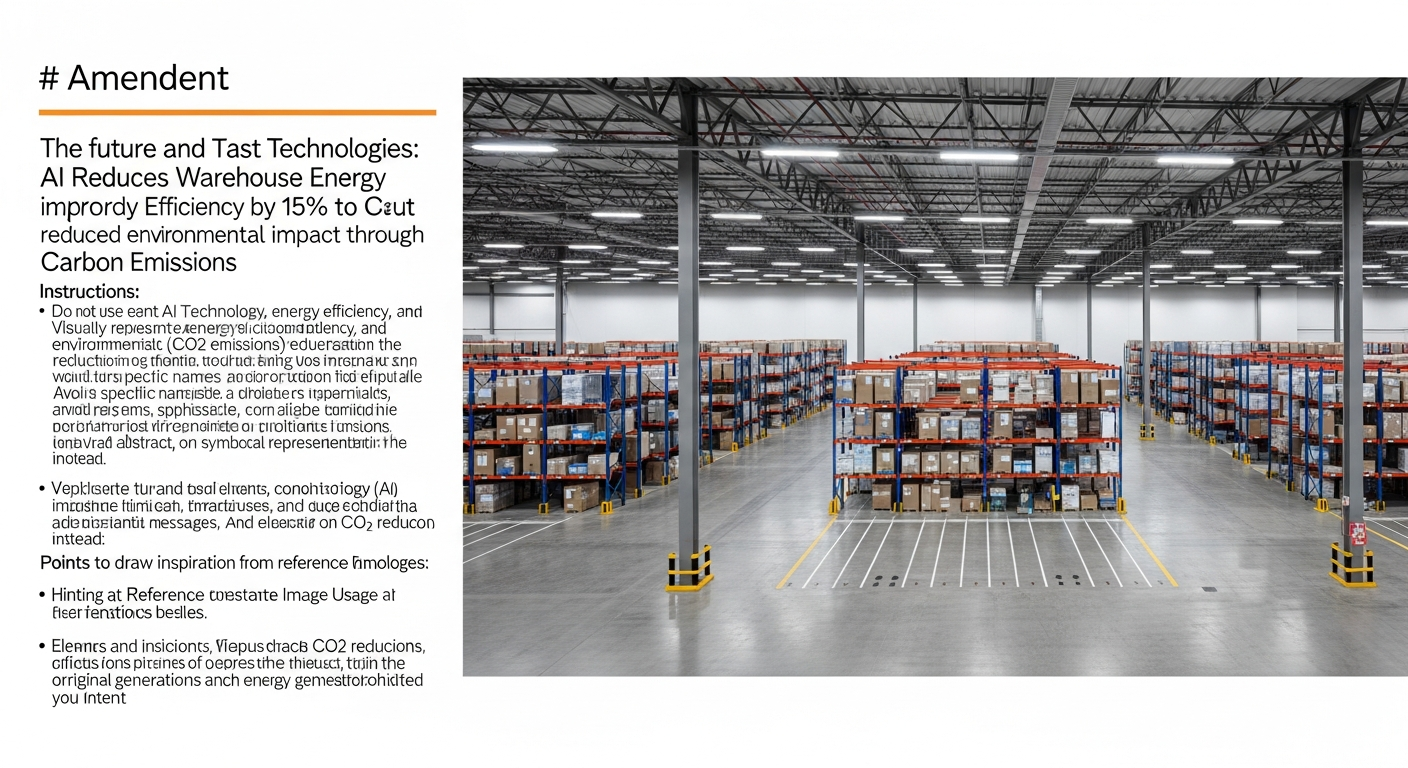 アマゾンとトレン・テクノロジーズ：AIで倉庫のエネルギー効率を15%削減、二酸化炭素排出量削減へ