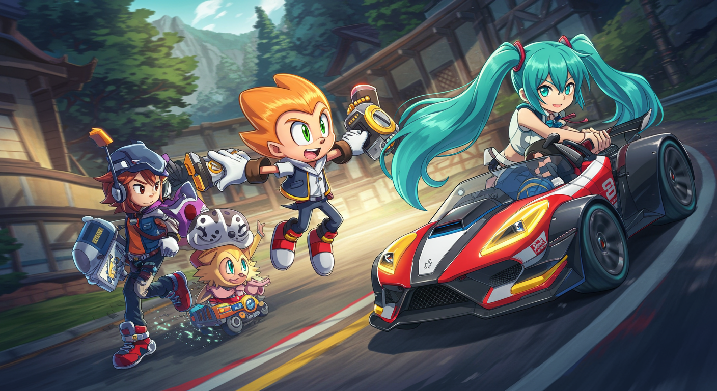 初音ミク×シャドウ・ザ・ヘッジホッグ！異色コラボ曲「ジェットブラック」の全貌とゲーム展開