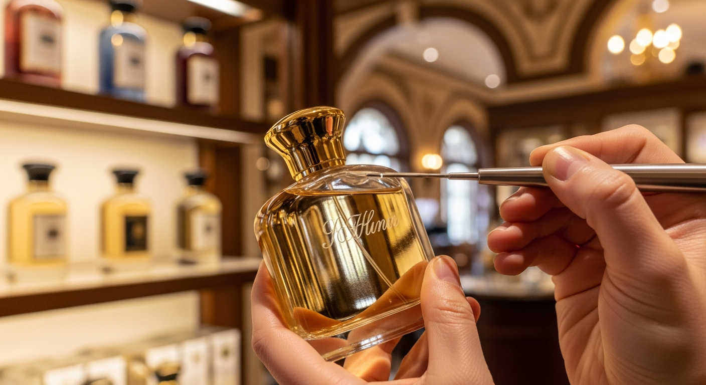 EPCOTの隠れた無料サービス:香水ボトルに名前を刻む感動のパーソナライズ体験