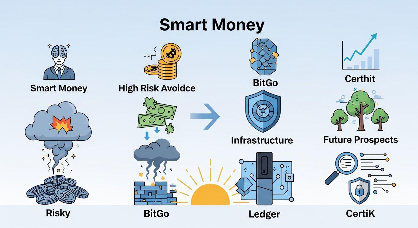 仮想通貨IPO市場の「スマートマネー」は高リスクを避け、インフラ企業へ資金シフト:BitGo、Ledger、CertiKの動向から見る将来性