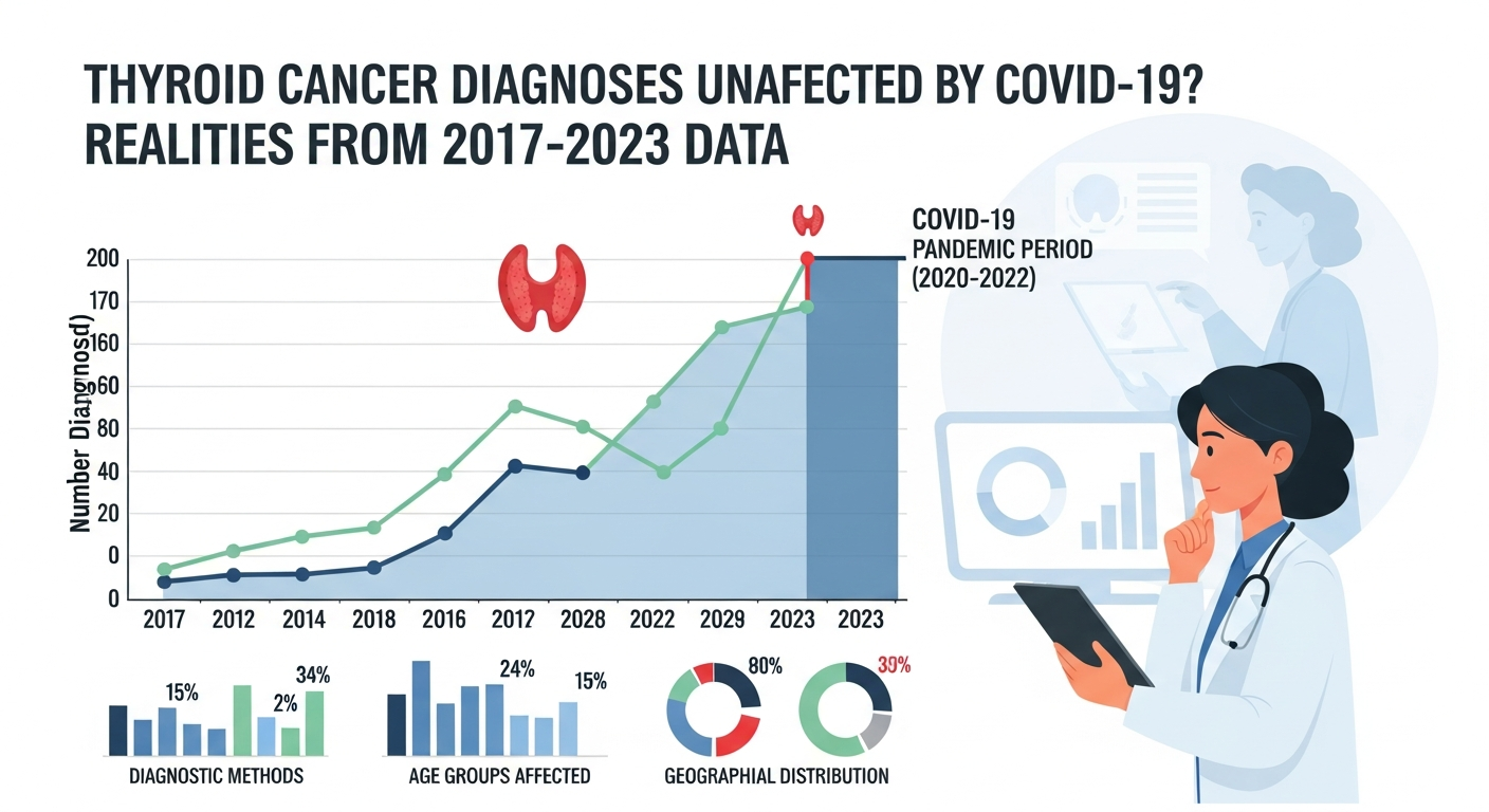 コロナ禍でも thyroid cancer（甲状腺がん）の診断数は減少しなかった？ 2017年〜2023年のデータから見える実態