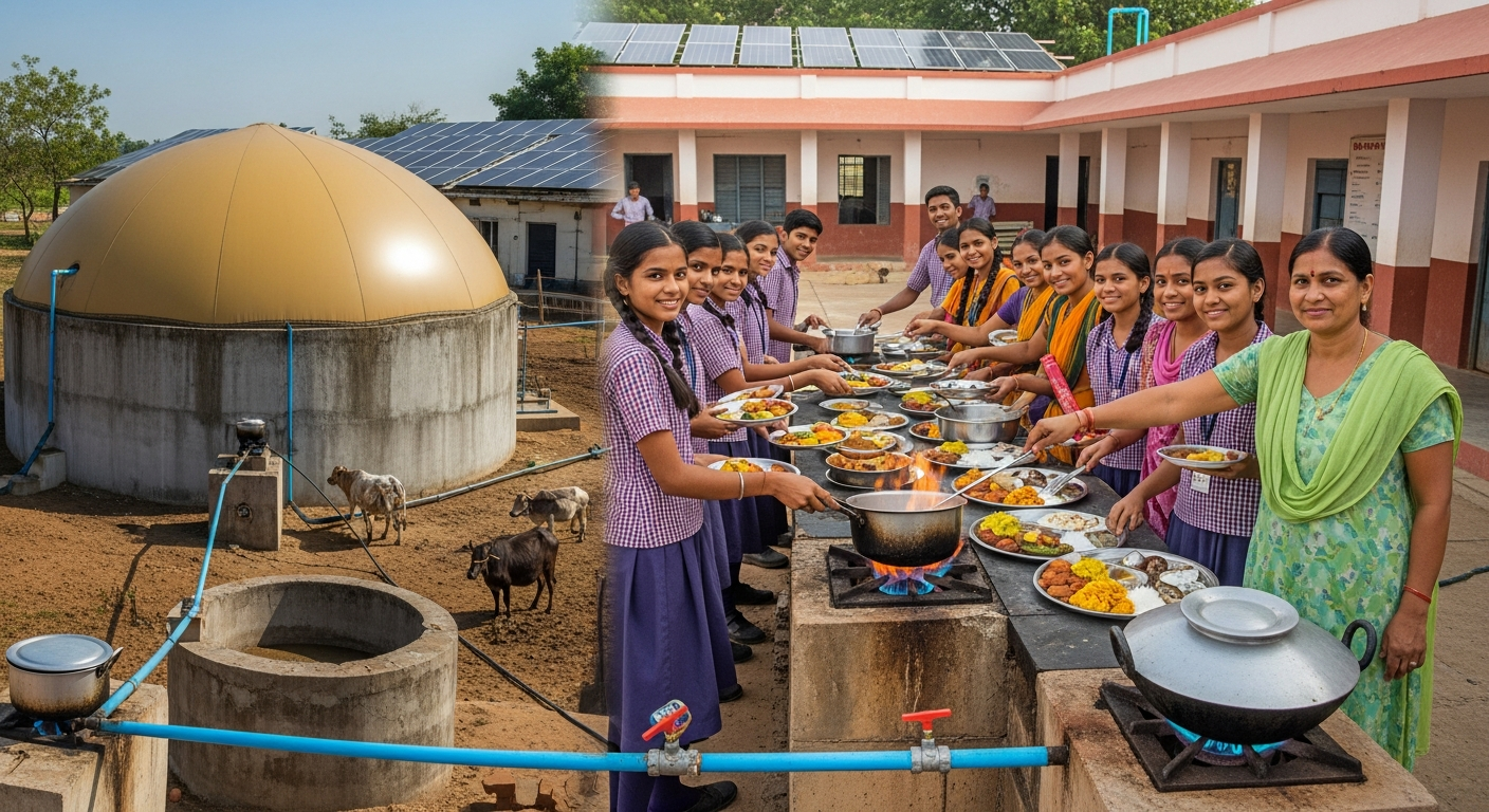 LPG依存から脱却へ:インドの教育現場が実践する「バイオガス」エネルギー革命
