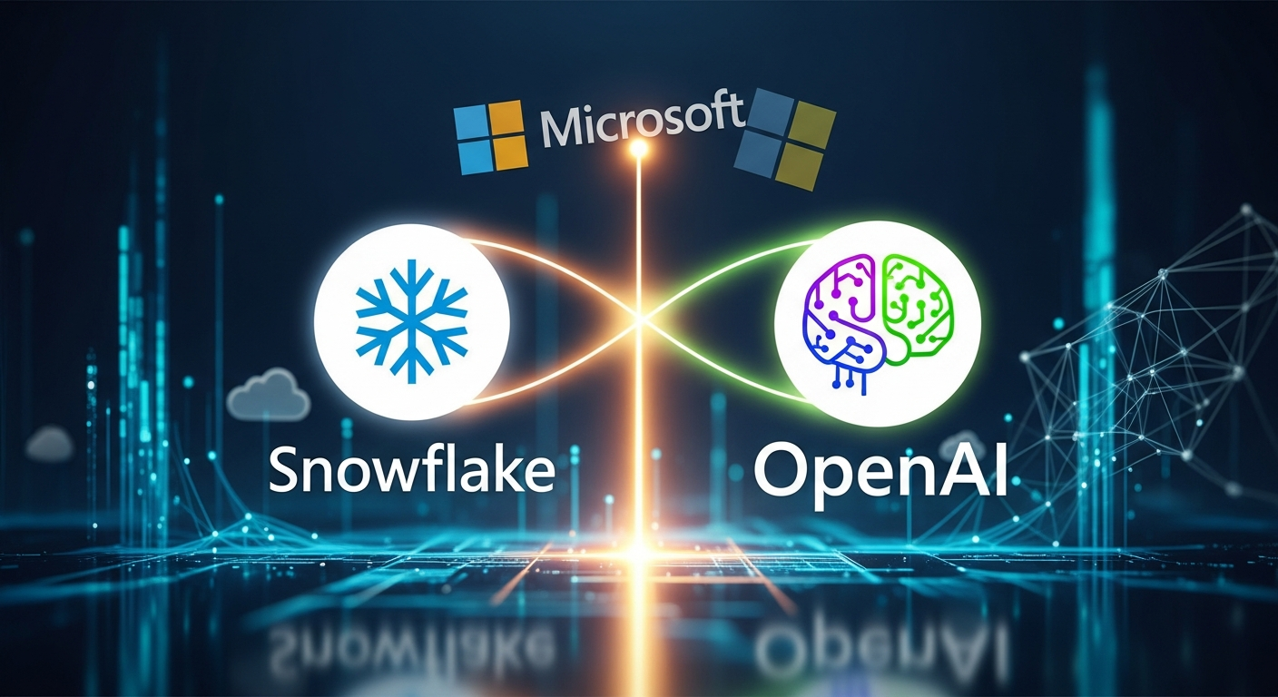 スノーフレイク、OpenAIと直接提携し、マイクロソフトを迂回：AIデータプラットフォームの未来を切り拓く