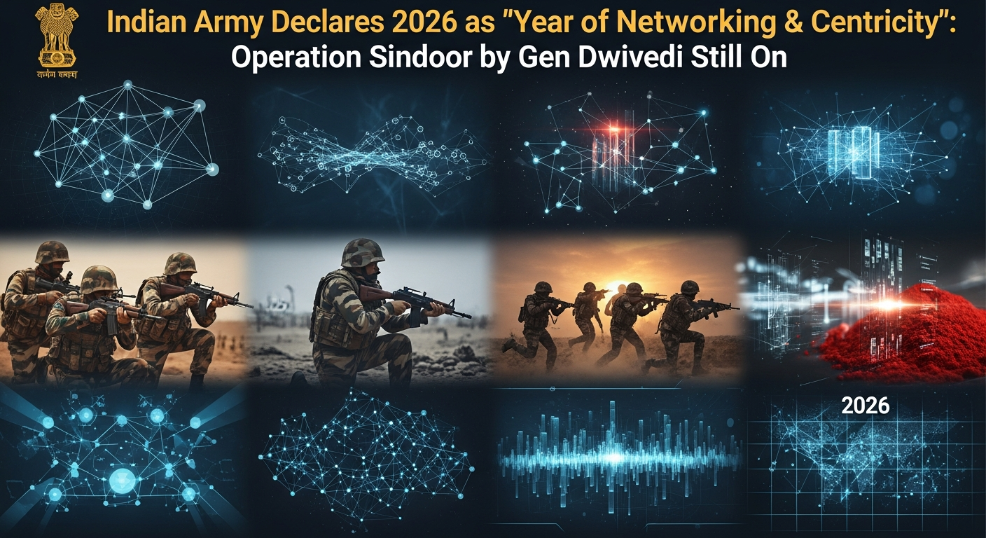 インド陸軍、2026年を「ネットワーク&データ中心主義の年」と宣言:Gen Dwivediによる作戦「シンドゥール」は継続中