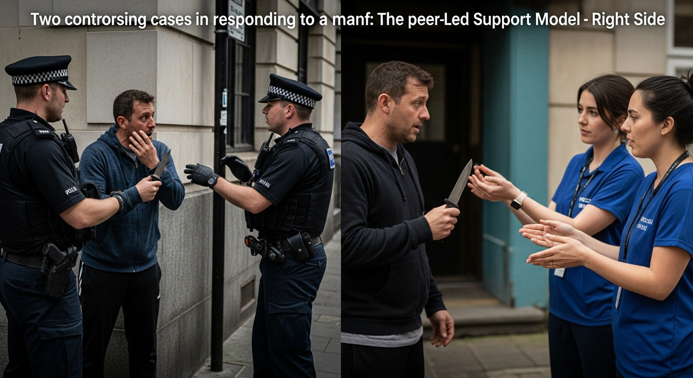 ナイフを持つ男性への対応、明暗分かれた２つの事例：警察官介入の限界と「当事者経験者」主導の支援モデルの可能性