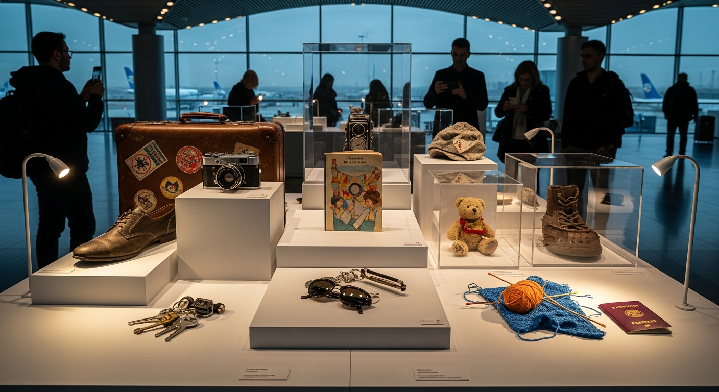 忘れ物が生むアート:イスタンブール空港、旅の物語を展示