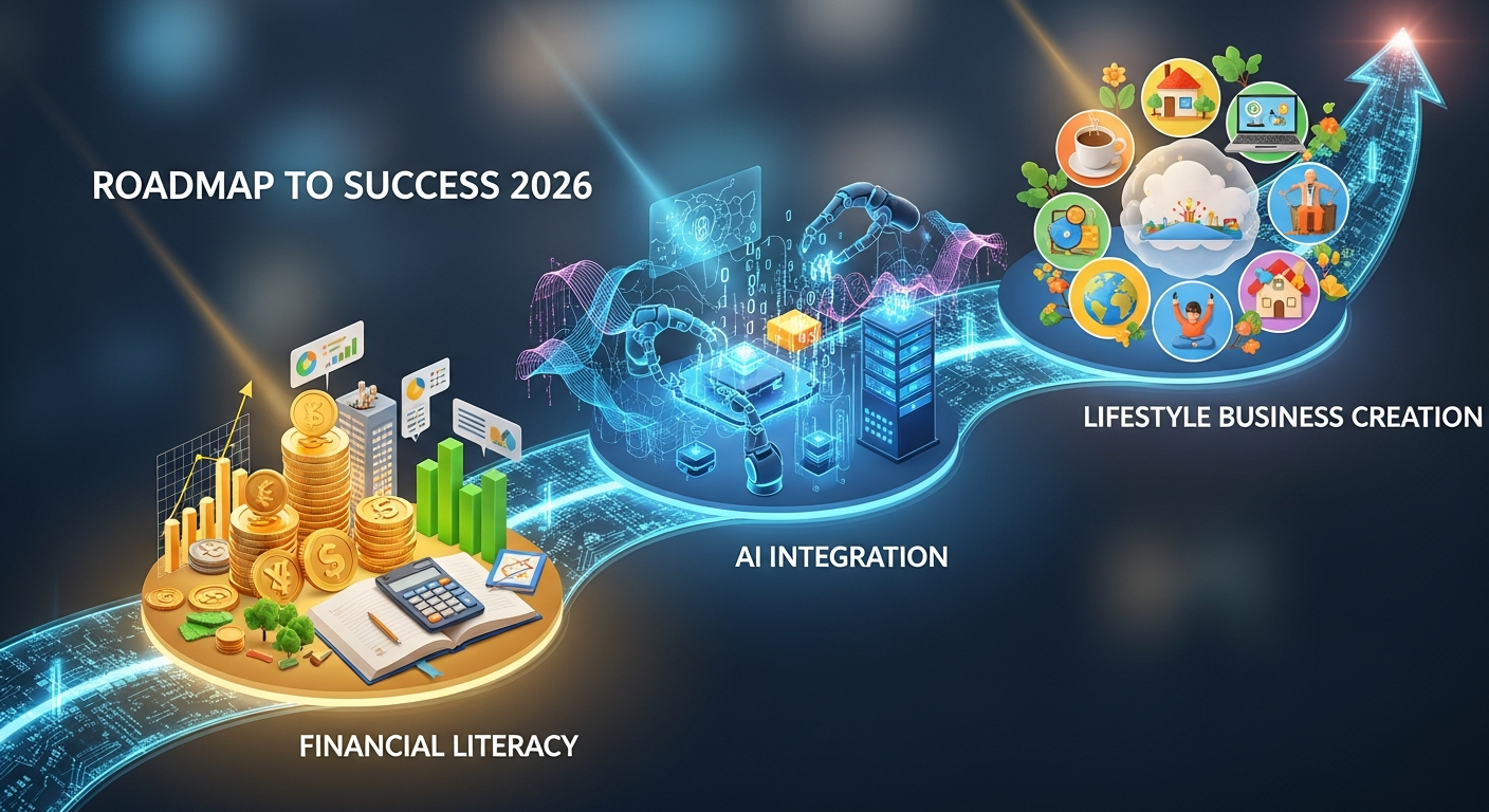 2026年を生き抜くための必須スキル:金融リテラシー、AI活用、そしてライフスタイルビジネス構築への道
