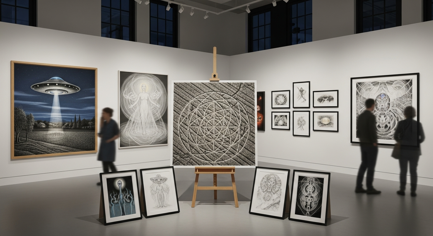 NYで開幕した「Voice of Space」展:UFOと超常現象をアートで探求する新次元