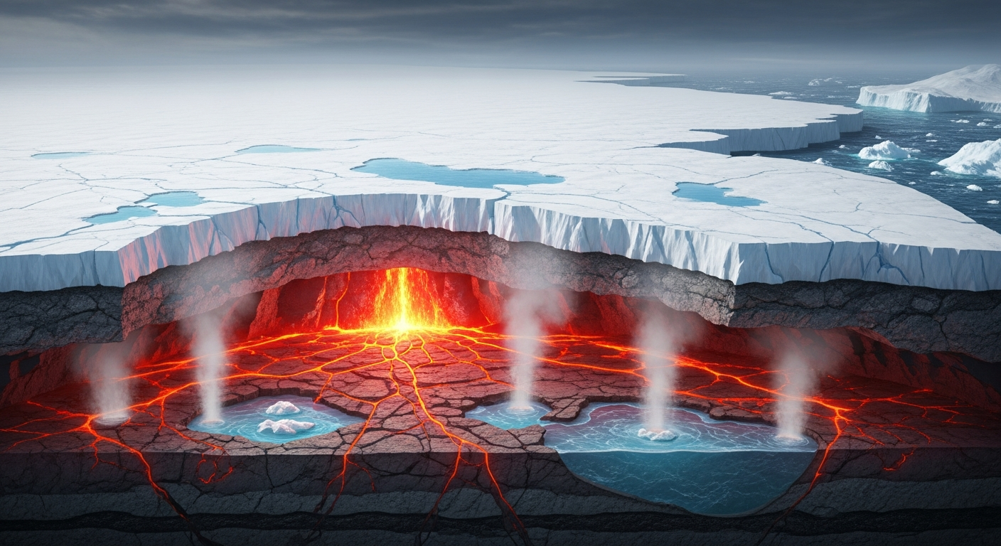 グリーンランドの地下に隠された「熱」が海面上昇予測を覆す? 火山活動の痕跡が氷床の融解に影響