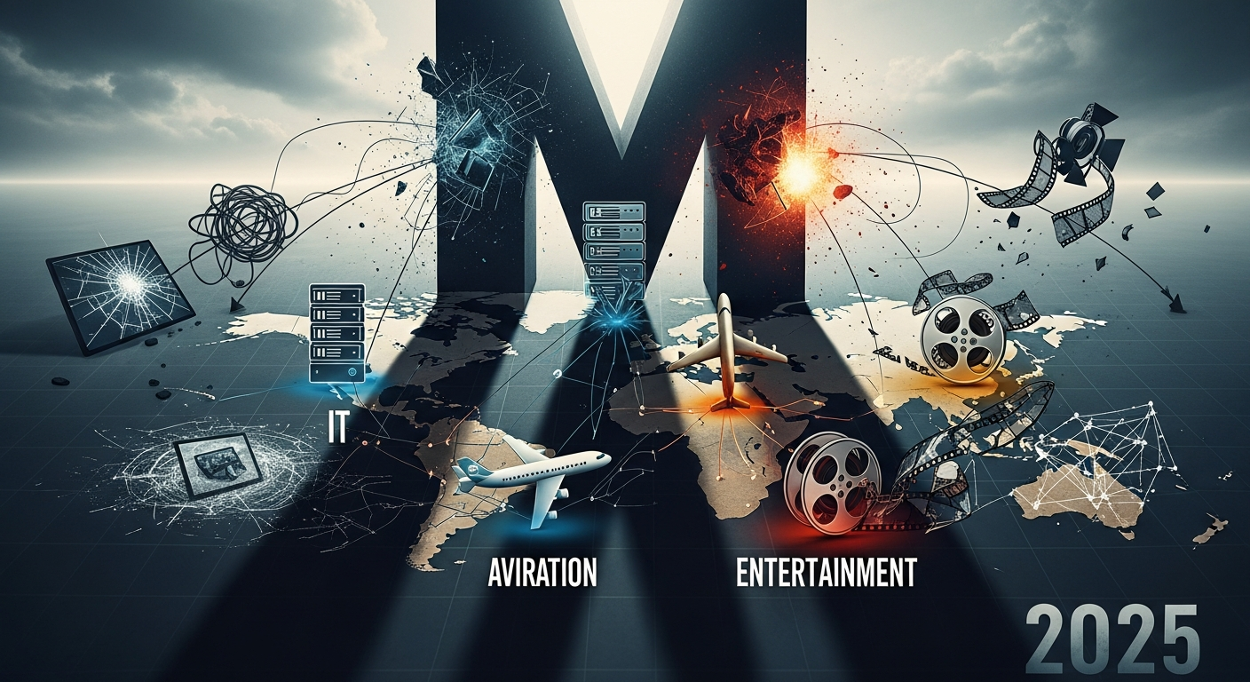 2025年、世界を混乱に陥れた「独占」の脅威:IT、航空、エンタメ業界の教訓