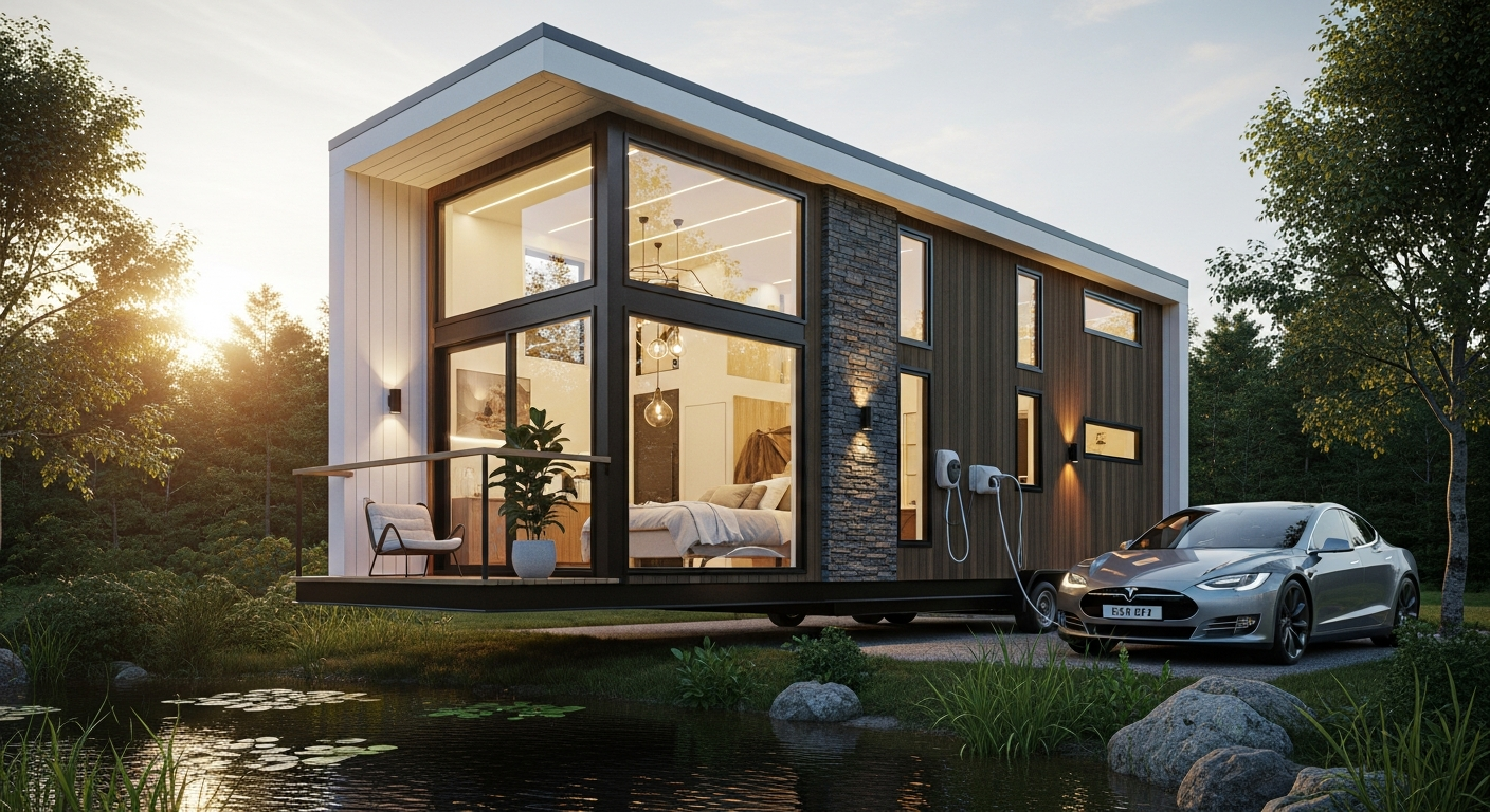テスラより安くても豪邸に見える!工夫次第で広がる「タイニーハウス」の魅力