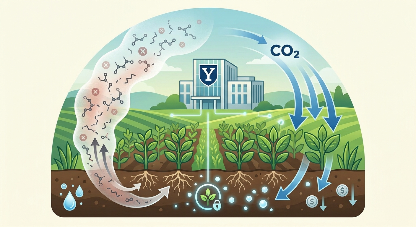 農地の「永遠の化学物質」を除去しつつCO2も削減?イェール大が導き出した低コストな解決策