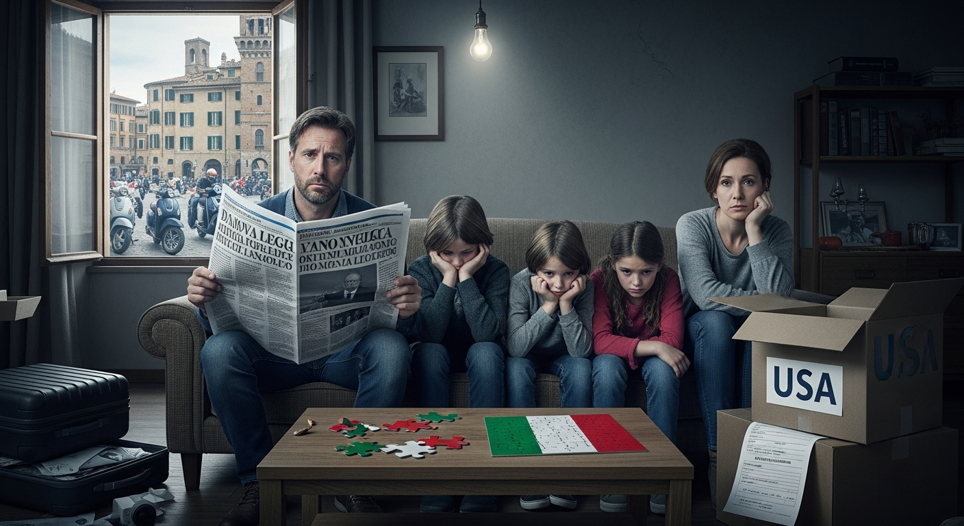 イタリア移住で国籍取得を狙ったアメリカ人家族に起きた悲劇。法改正の裏側と「計画の崩壊」