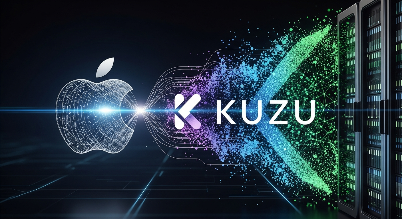Apple、データベース企業Kuzuを買収！AIとデータ基盤強化への野心