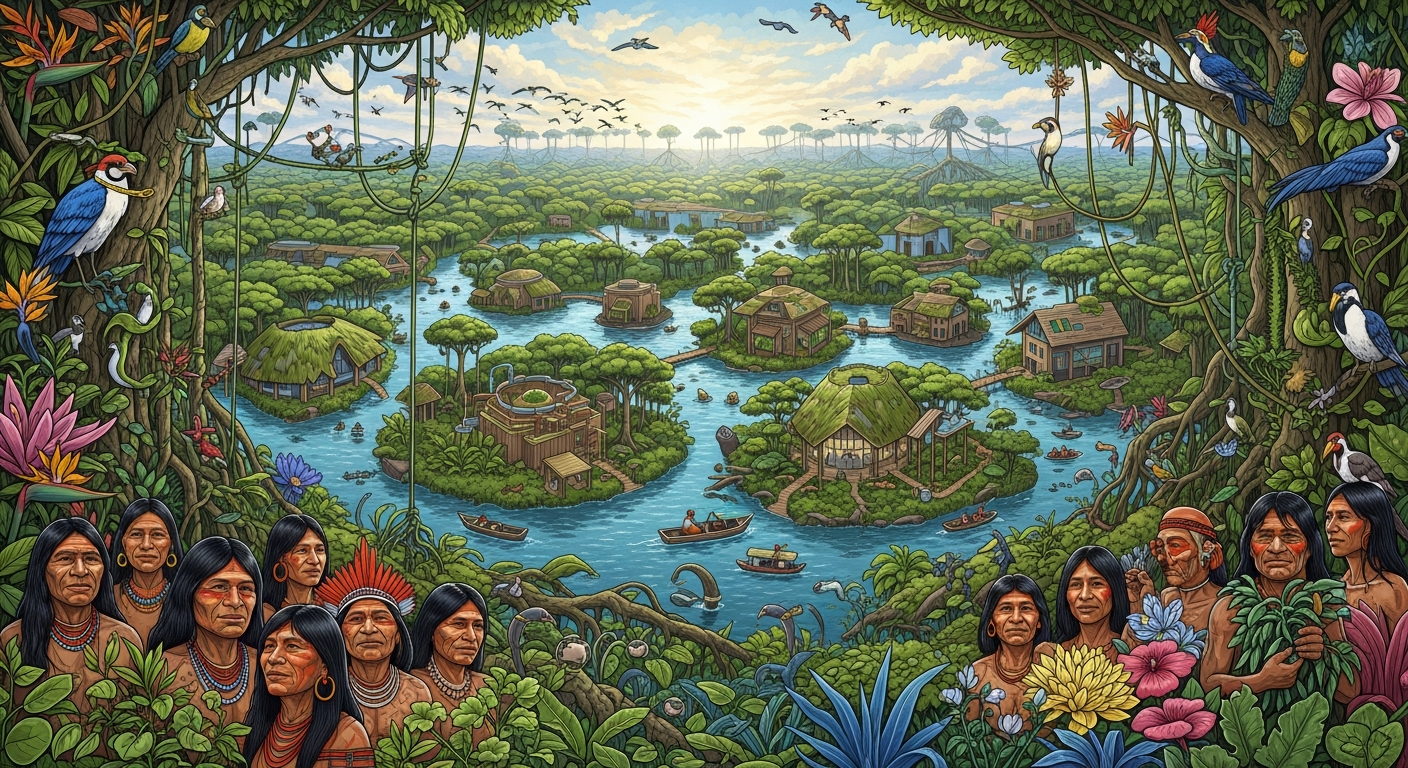 アマゾン循環型経済圏：自己組織化の力と先住民の知恵で生物多様性を守る未来