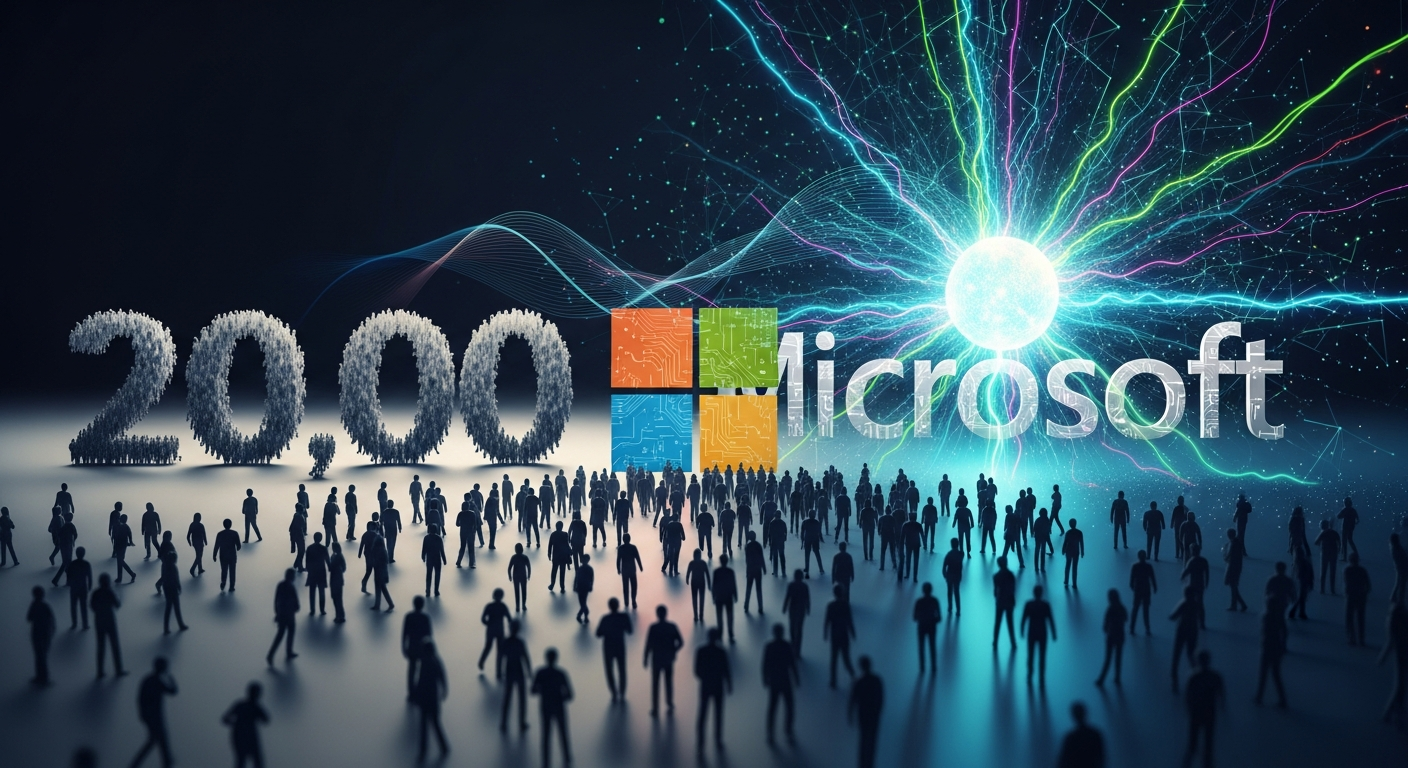 マイクロソフト、AI投資で2万人削減! 「AIファースト」がもたらす衝撃の未来