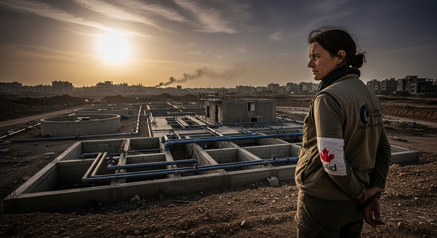 ガザから人道支援団体が撤退:カナダ人支援員、建設した浄水場の今後を憂慮