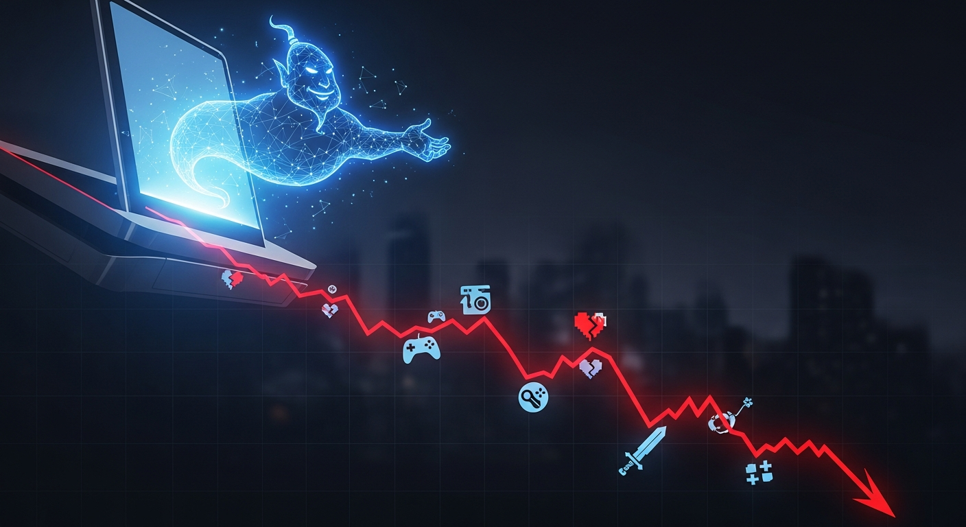 GoogleのAI「Project Genie」がゲーム業界に衝撃、株価急落の裏側