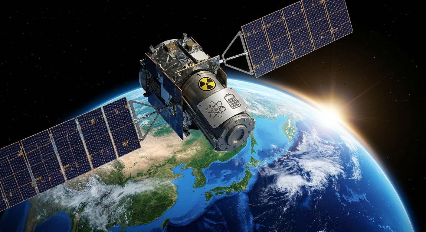 宇宙開発の新時代へ:世界初の商用「核電池」衛星が軌道投入に成功
