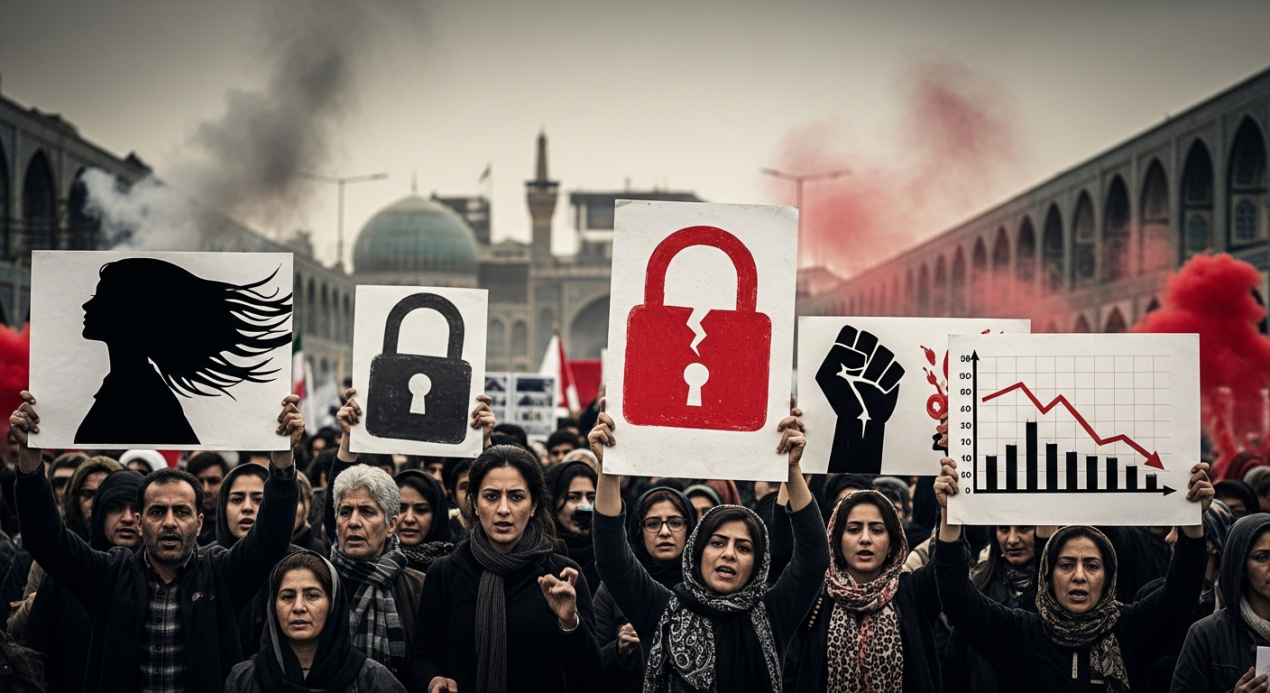 イランの街頭に灯る怒りの炎：政治変革に至らない理由と、揺らぐ聖職者体制の未来