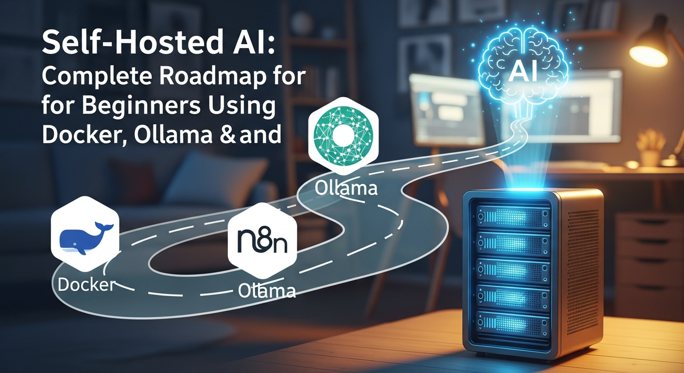 自宅サーバーでAIを完全制御！初心者向けDocker・Ollama・n8n活用ロードマップ