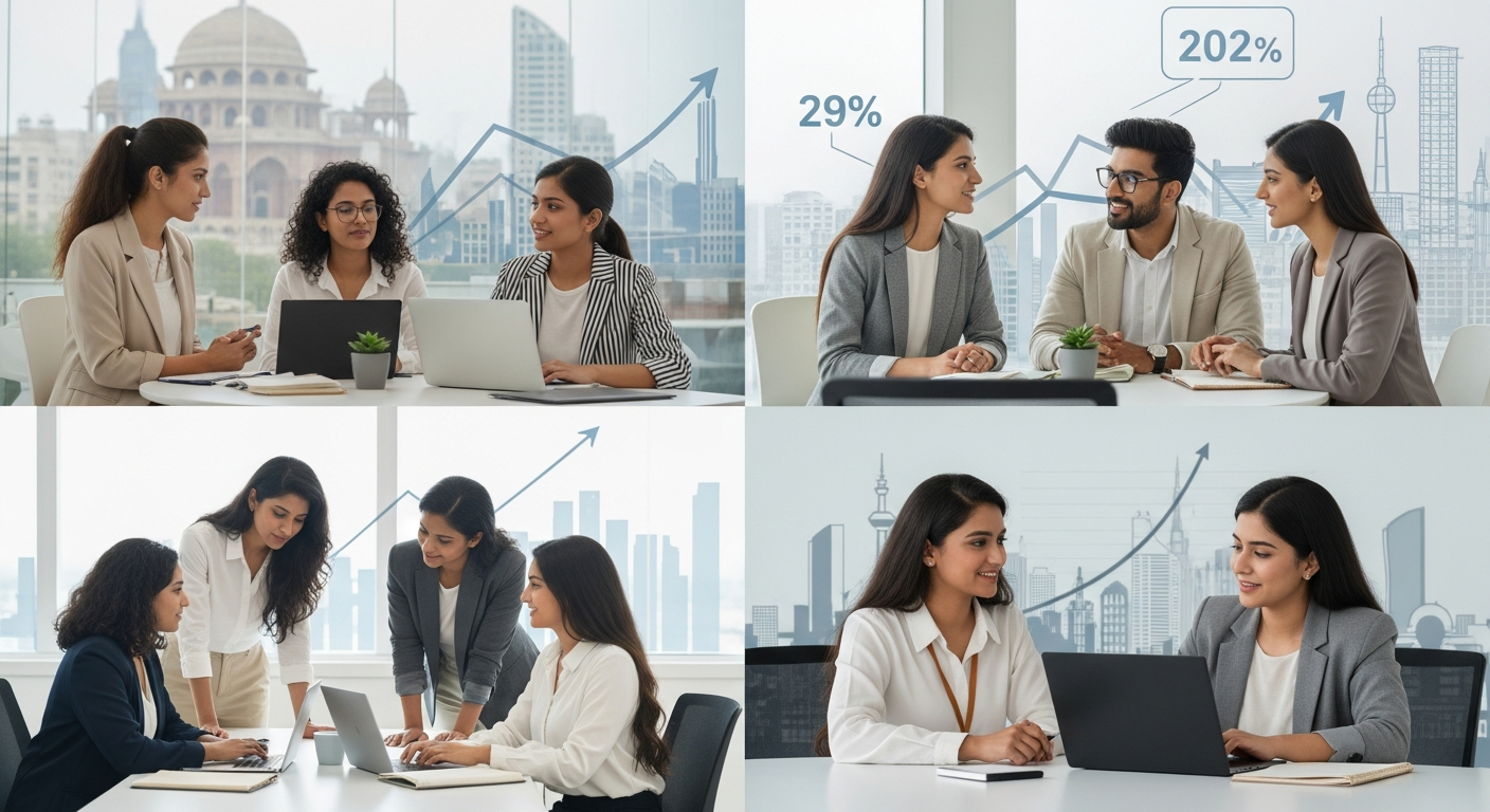 2025年、インドの求職市場は女性と若手が牽引:応募数29%増の背景と今後の展望