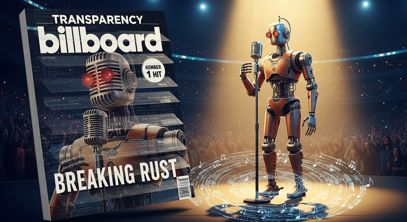 AIカントリー歌手「Breaking Rust」がBillboardを制覇!透明性、著作権、そして音楽の未来への問い