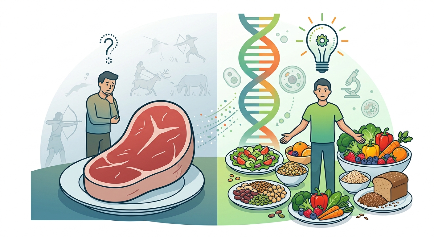 「肉を食べないと生存できない」は誤解?科学が教える健康的な食生活の真実