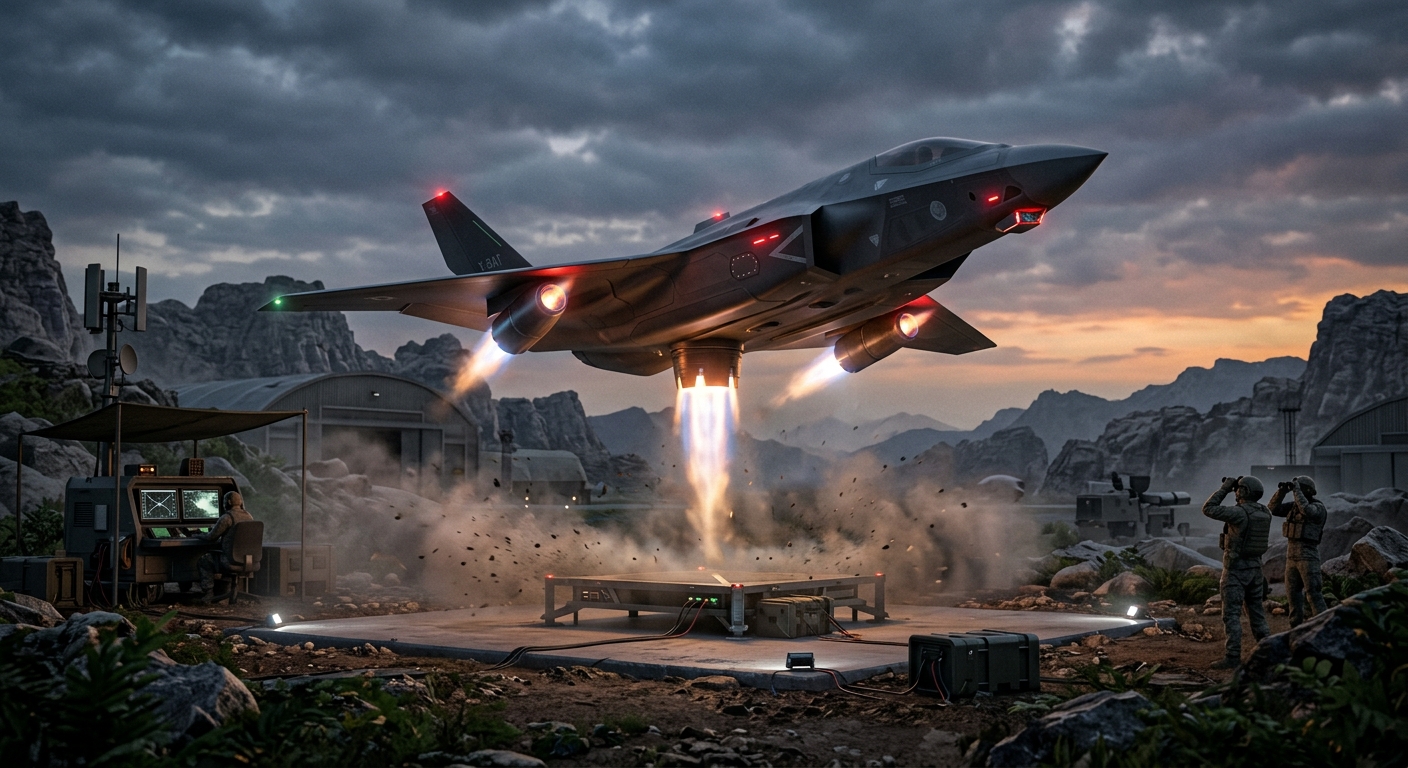 滑走路不要のAI戦闘機「X-BAT」が始動:軍事航空の常識を覆す技術的ブレイクスルーとは?