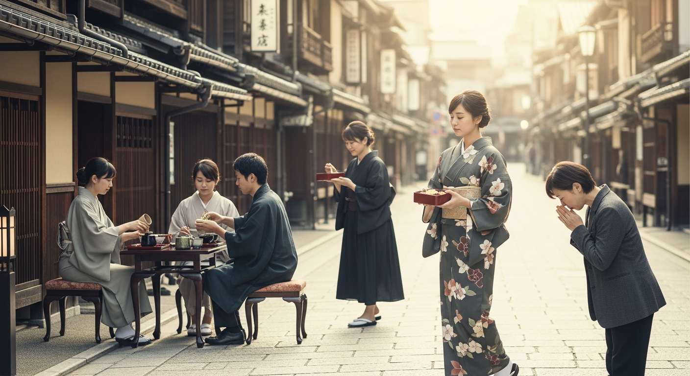 なぜ日本人は「歩き食べ」をしないのか?その背景にある深い文化と精神性