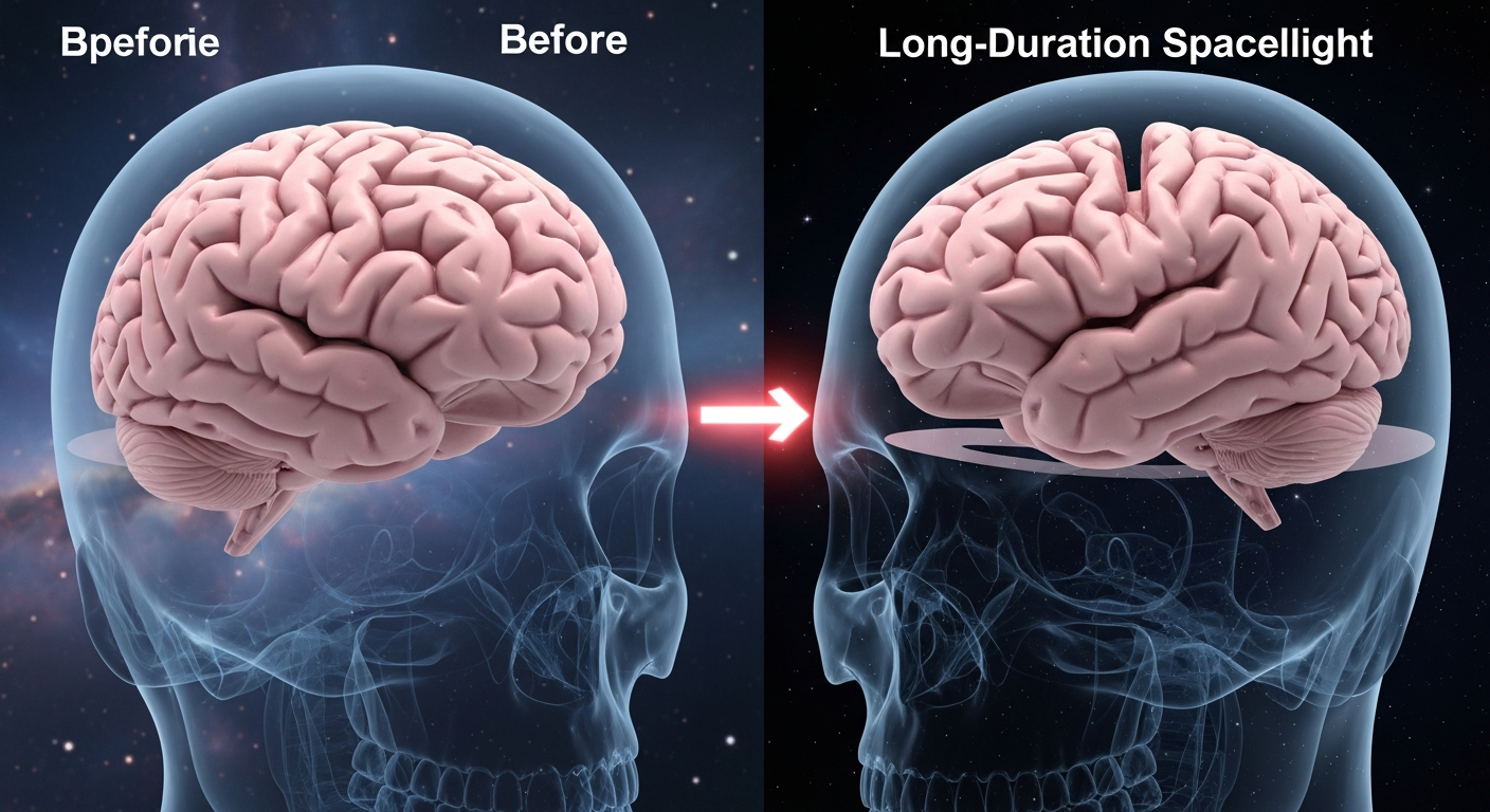 宇宙飛行で脳が動く!数ミリの変化が示す、長期滞在のリスクと未来