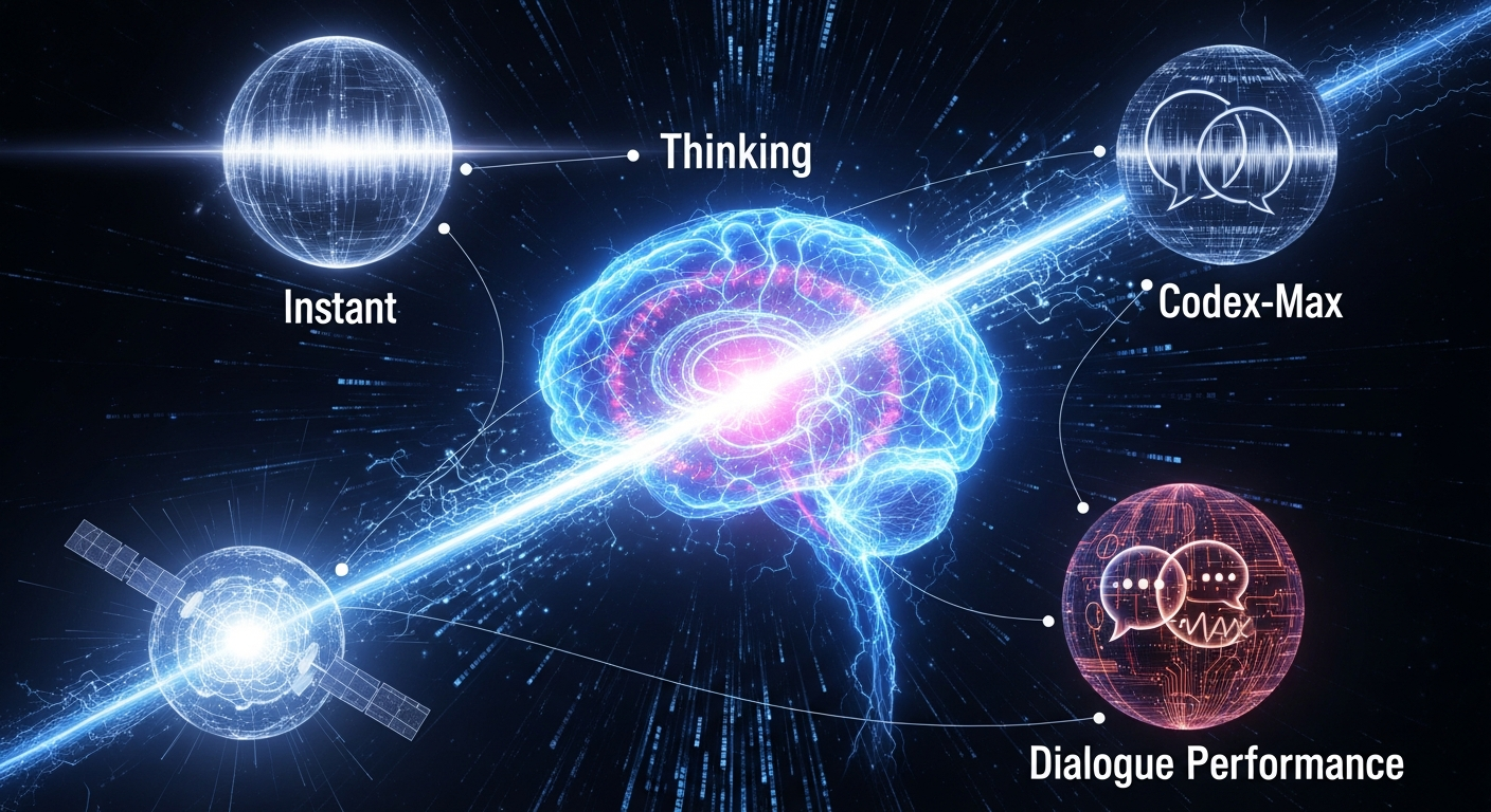 OpenAI、GPT-5.1で対話性能と応答速度を飛躍的に向上 - Instant, Thinking, Codex-Maxの新モデルを解説
