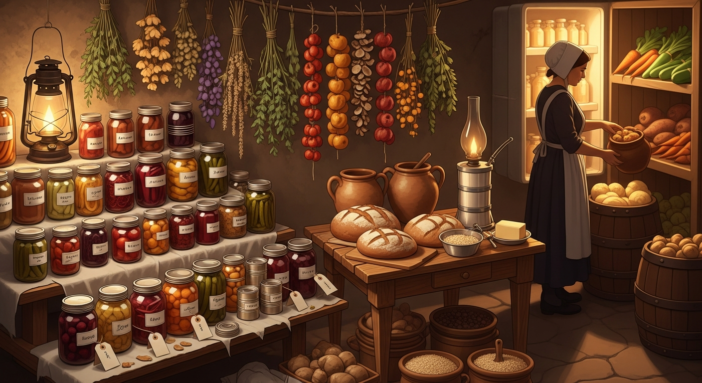 アーミッシュに学ぶ、非常時にも揺るがない「食」の知恵:電気不要の保存食とゼロ・ウェイストの哲学