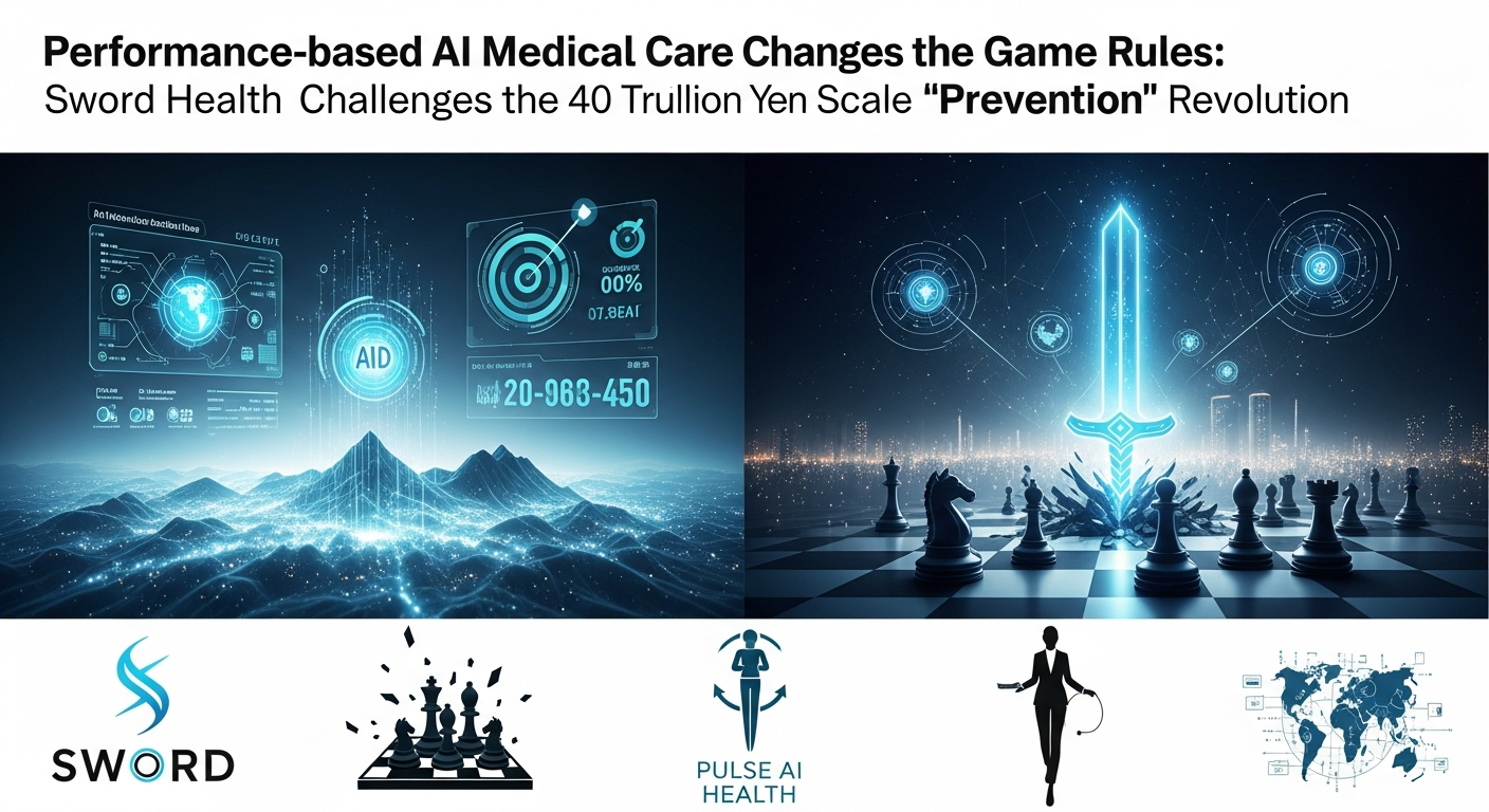 成果報酬型AI医療が変えるゲームルール：Sword Healthが挑む40兆円規模の「予防」革命