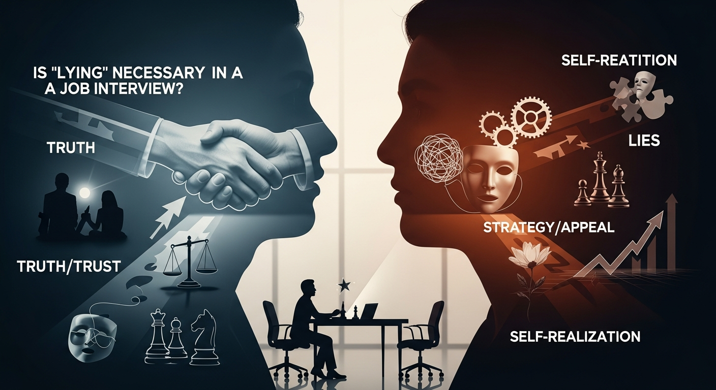転職面接で「嘘」は必要か? 面接官の提言と、信頼と自己実現の狭間での戦略的アピール