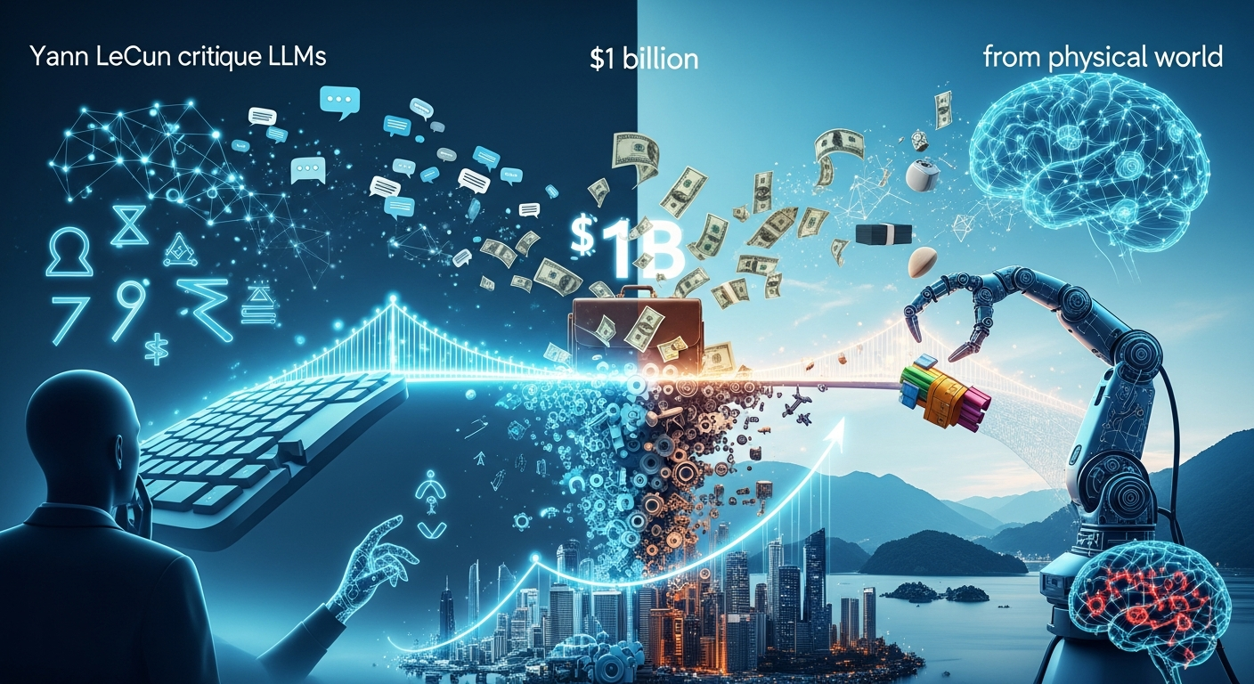 LLMの限界を指摘するヤン・ルカン氏が10億ドル調達──AIは「言葉」から「物理世界」へ進化する