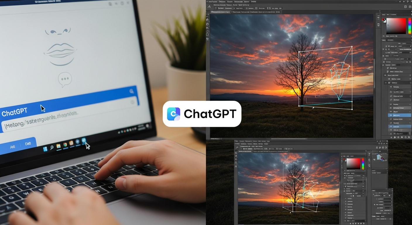 ChatGPTでPhotoshopが使える!「言葉で指示」するだけで画像編集が劇的に進化