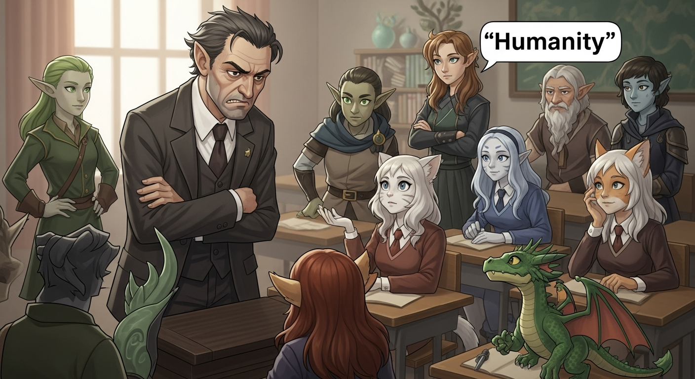 人間嫌いの教師が異種族生徒に人間を教える?「人外教室の人間嫌い教師」アニメ1月10日放送開始!豪華声優陣も発表