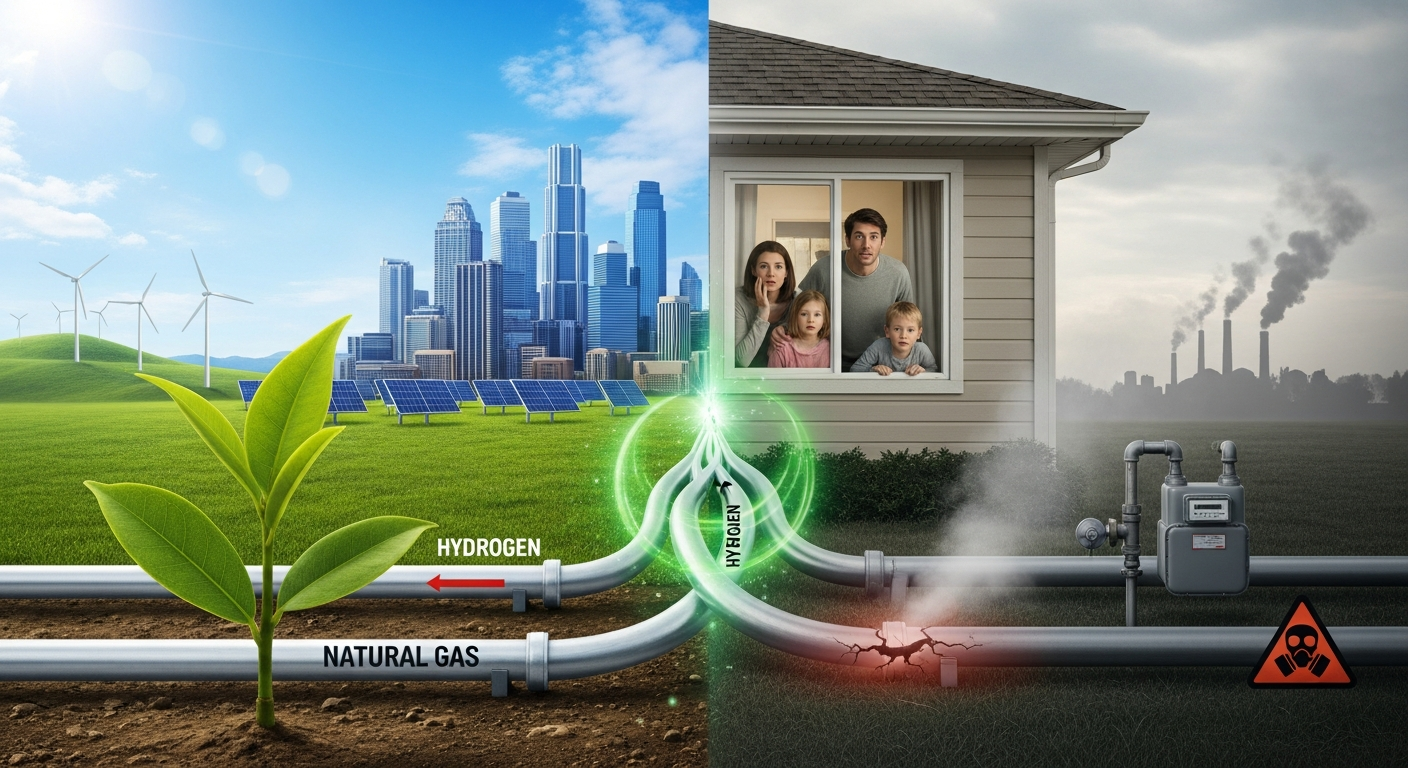 カリフォルニア州、天然ガスに水素混合:環境負荷低減の期待と住民の健康・安全への懸念