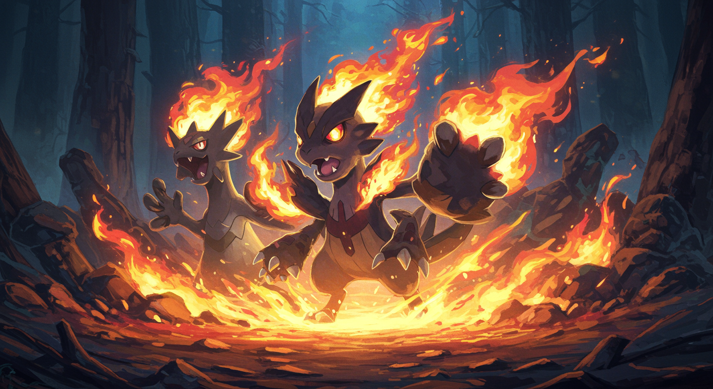 ポケモンカード「フォールデッド・フレイム」でメガシンカが熱狂的復活!炎と悪タイプ中心の最新拡張パック徹底解説
